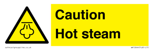 Caution Hot steam